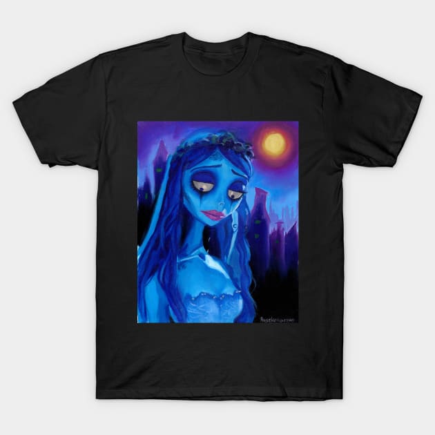 Corpse Bride T-Shirt by Ansekenamun